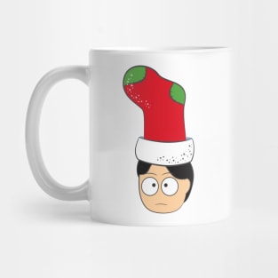 Gay with Christmas Sock Mug